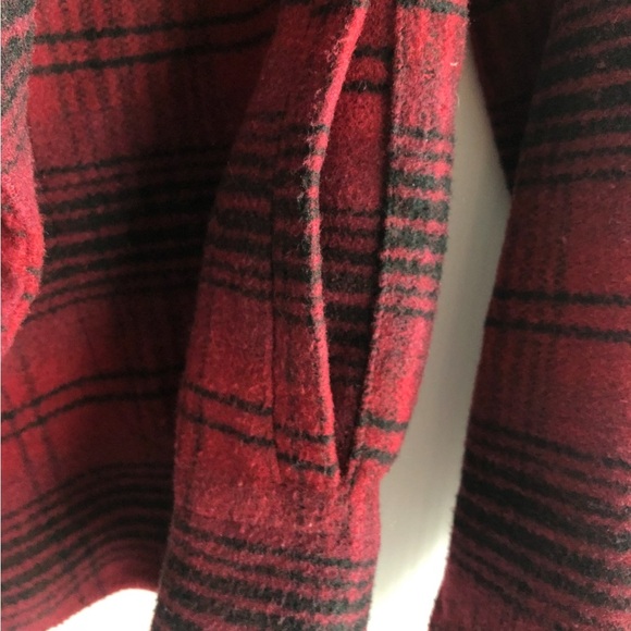 BB Dakota Red and Black Plaid Blazer - Picture 6 of 7